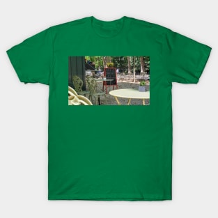 Paris Luxembourg Gardens Cafe T-Shirt